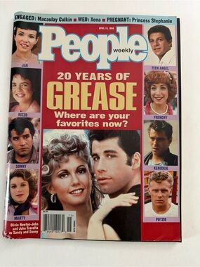 PEOPLE MAGAZINE ‘20 YEARS OF GREASE’ APRIL 13, 1998